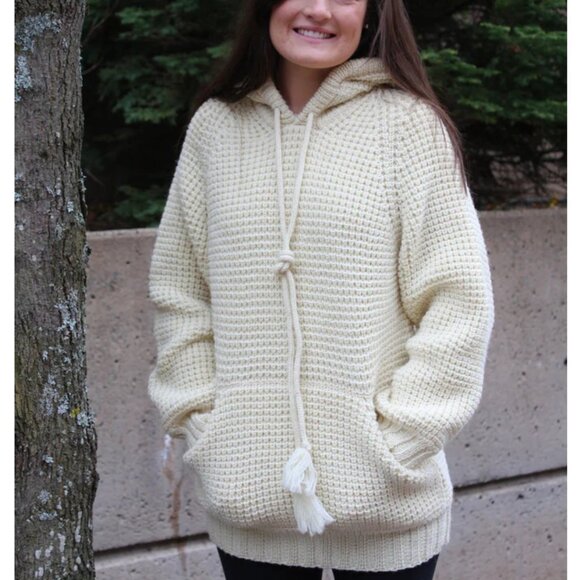 NORTHERN WATTERS KNITWEAR 100% WOOL VINTAGE 90s iconic MADE IN P.E.I. - Picture 11 of 11